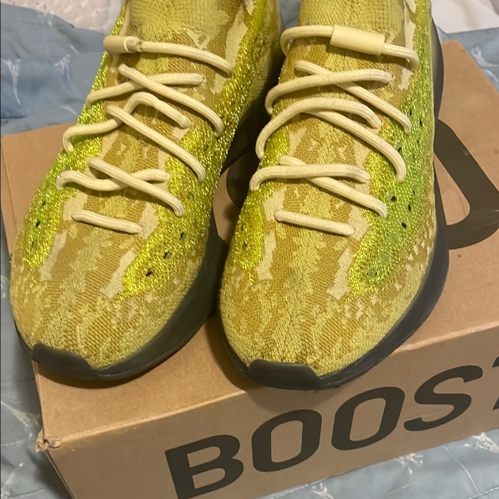 Adidas Yeezy Boost 380 Yellow Sneakers